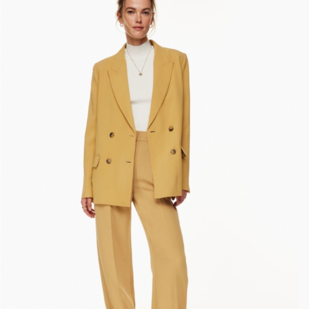 Aritzia Mustard Blazer